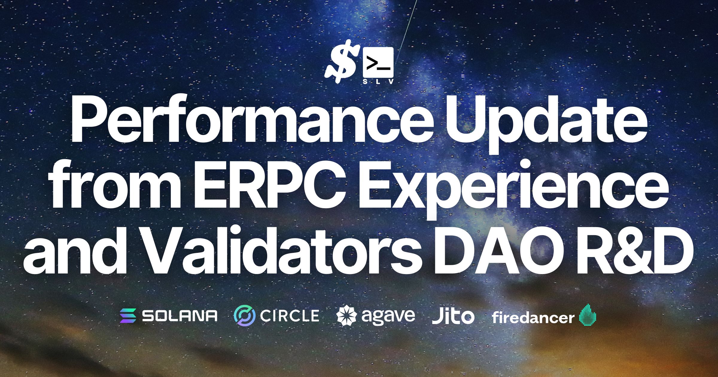 SLV Releases Open Source Performance Optimization Settings from Solana ERPC Operational Experience and Validators DAO R&D