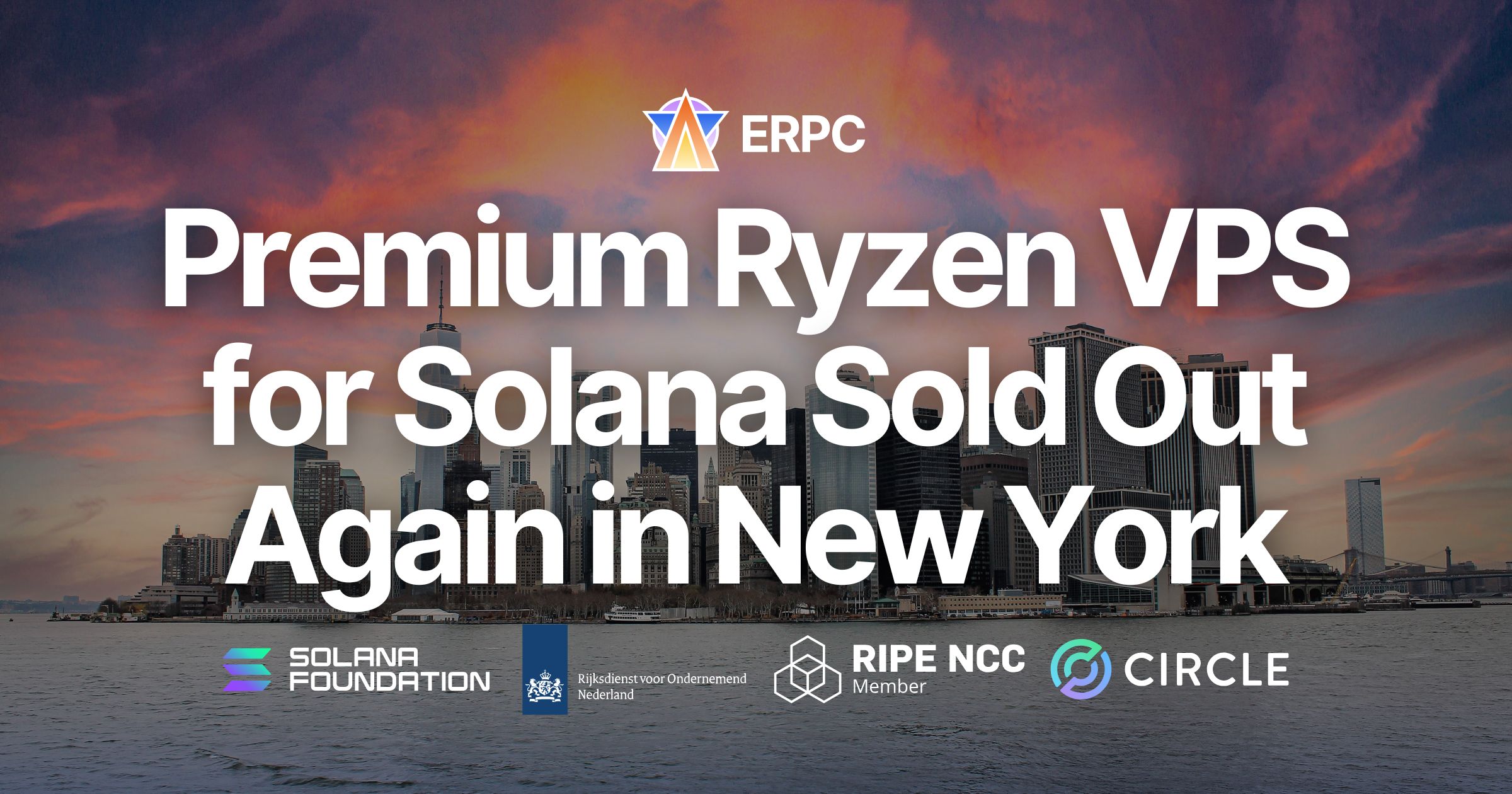 Premium Ryzen VPS for Solana Sold Out Again in New York. High-Clock 8-Core Plan Continues to See Strong Demand