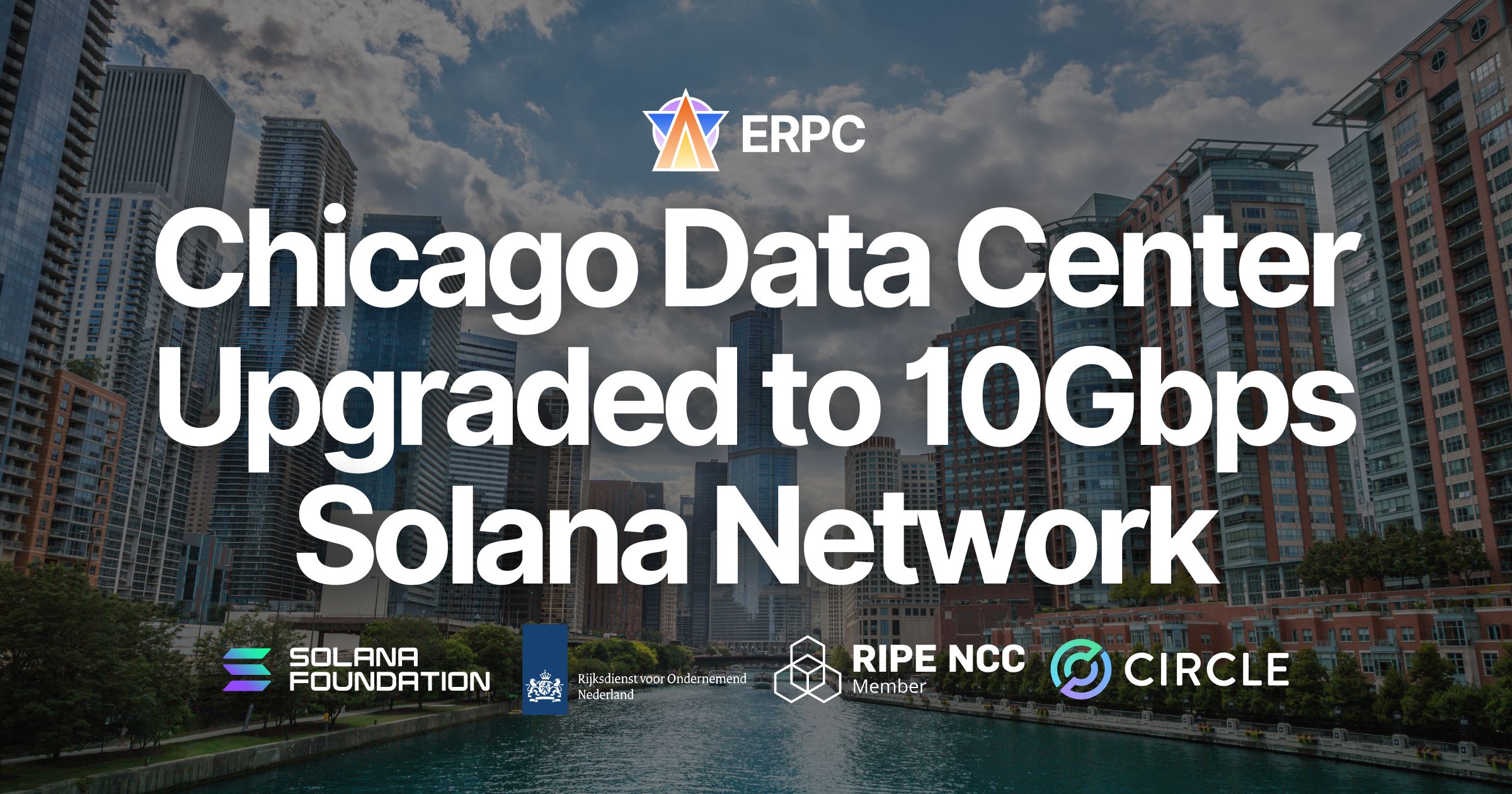 ERPC Completes 10Gbps Network Upgrade at Chicago Data Center, Optimizing East–West Connectivity as a Core U.S. Hub with Dedicated Solana Fiber Network