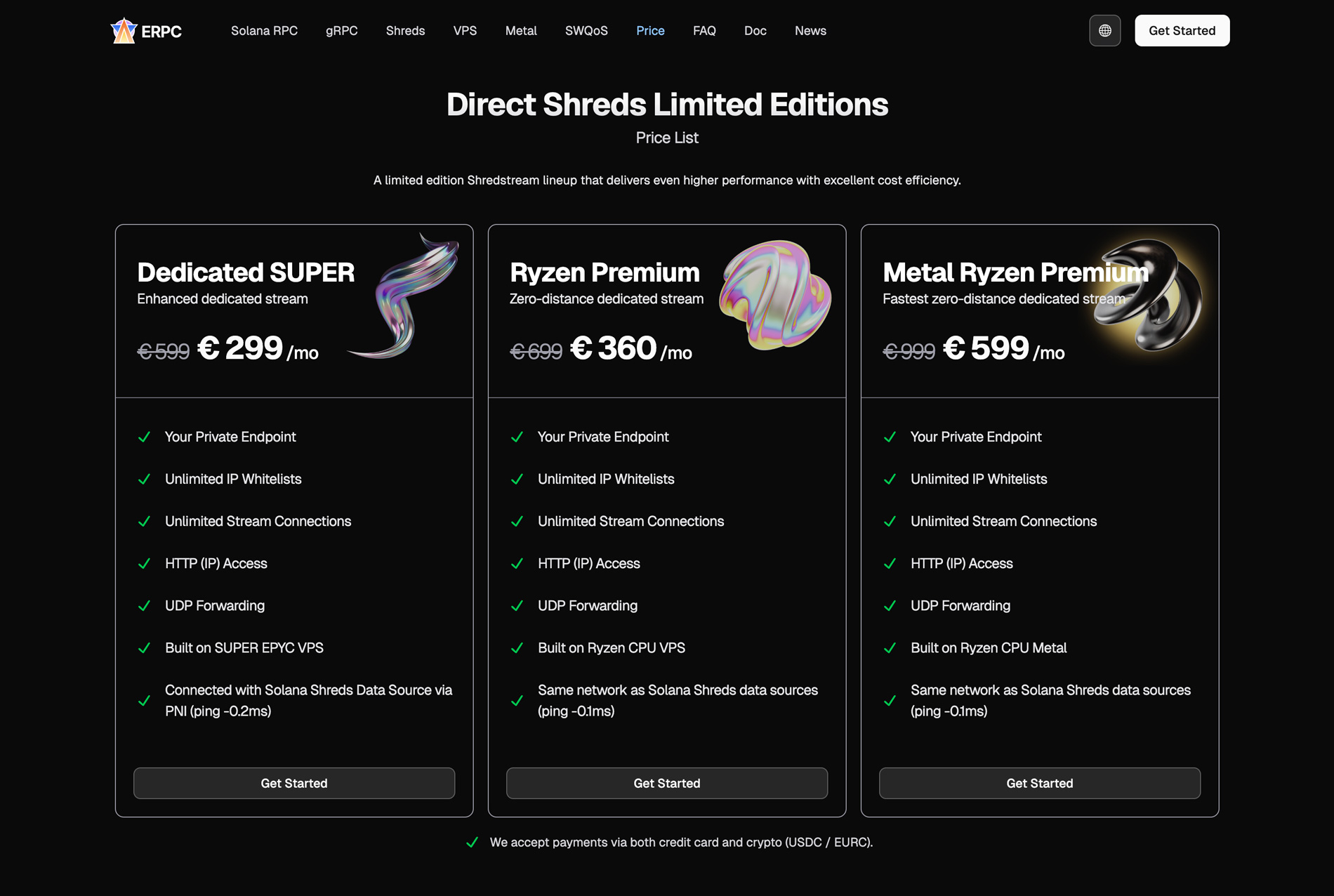 Direct Shreds Limited Editions